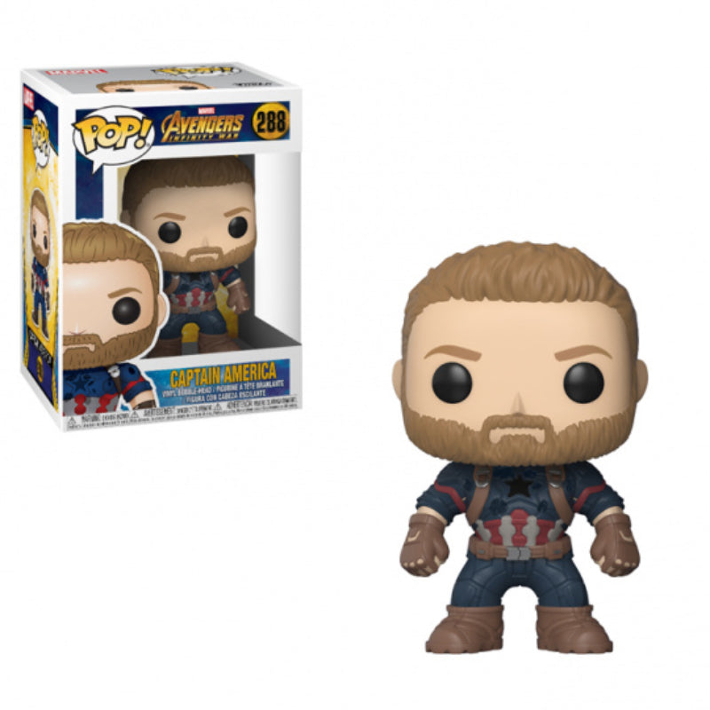 Figura Funko Pop! Capitán América de Marvel Avengers Infinity War