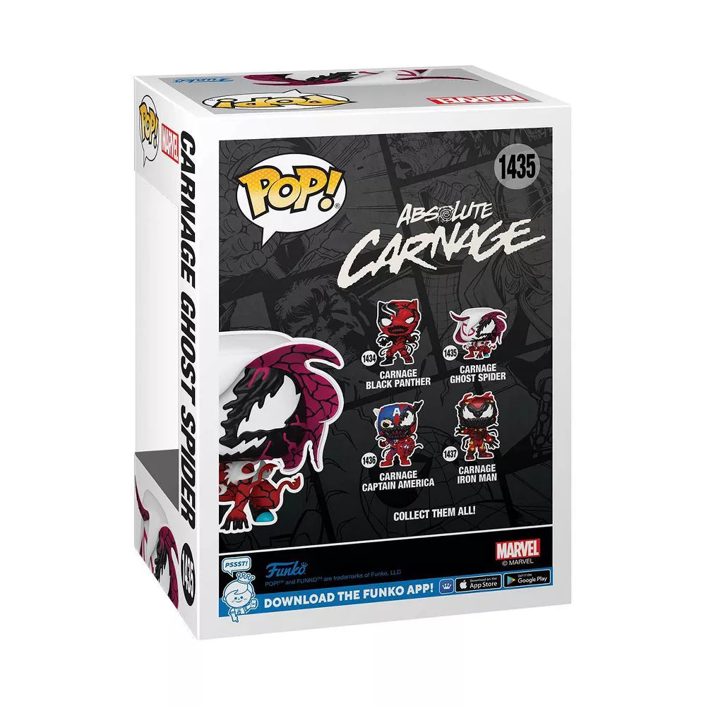 Funko Pop Marvel Carnage Ghost Spider Figure