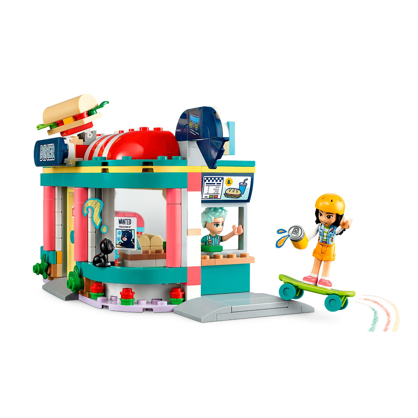 LEGO Friends Heartlake Downtown Diner Building Toy Set (346-Pieces)