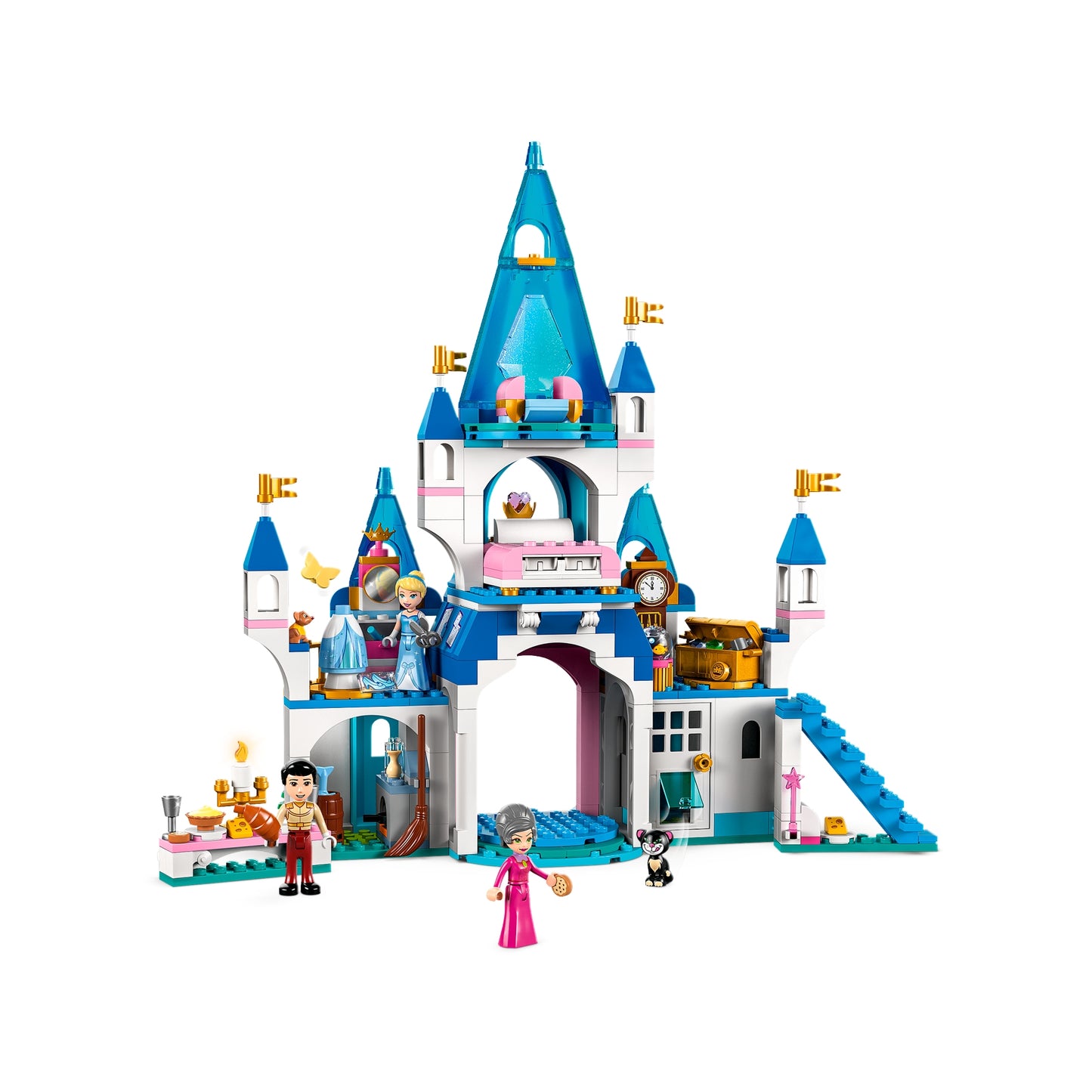 LEGO Disney Cinderella & Prince Charming's Castle Building Toy Set (365-Pieces)