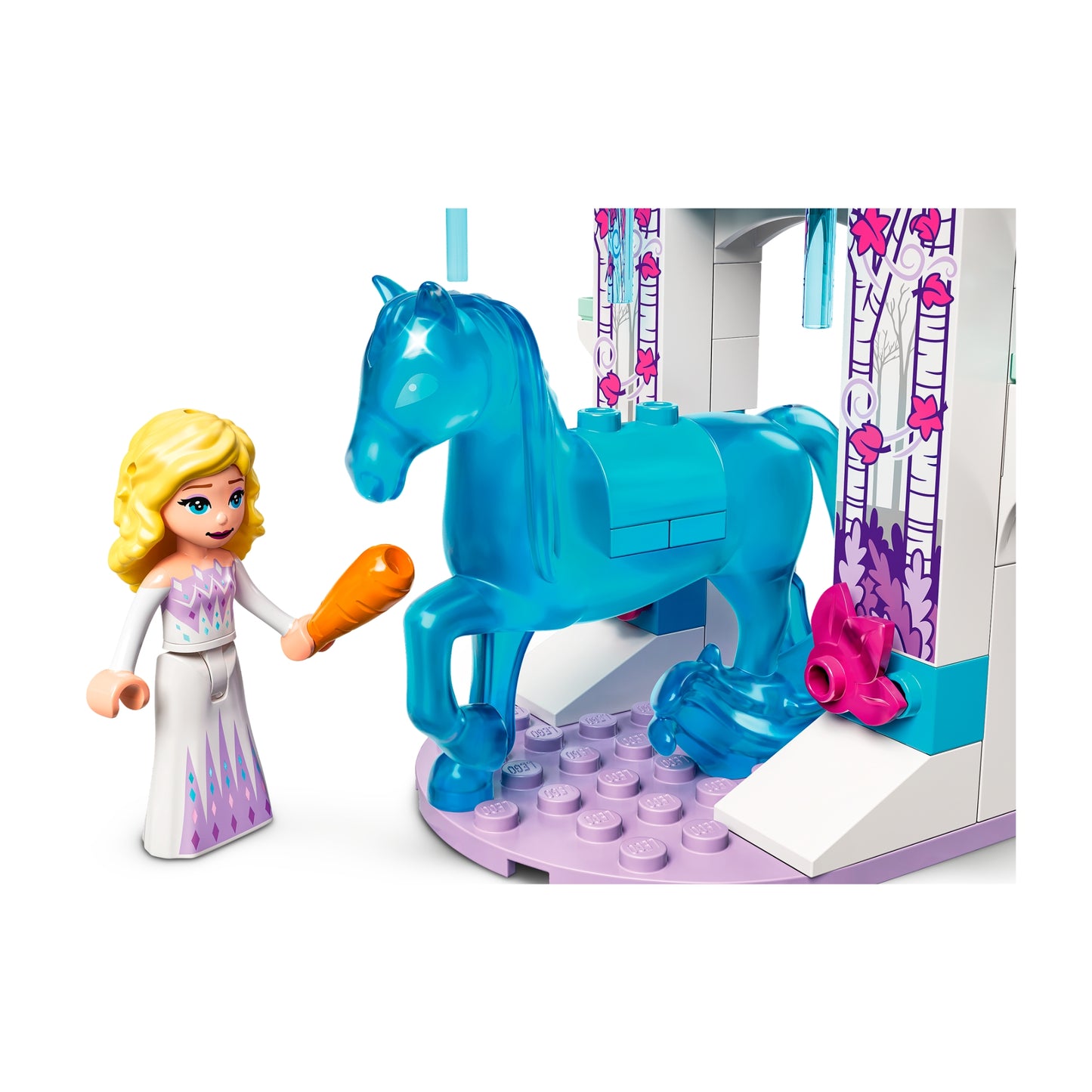 Juego de construcción LEGO Disney Frozen Elsa y el establo de hielo de Nokk (53 piezas)