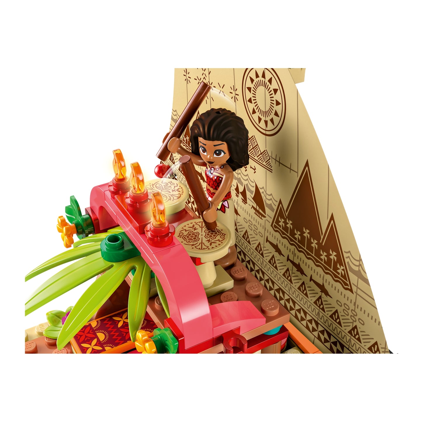 LEGO Disney Princess Moana's Wayfinding Boat Building Toy Set (321-Pieces)