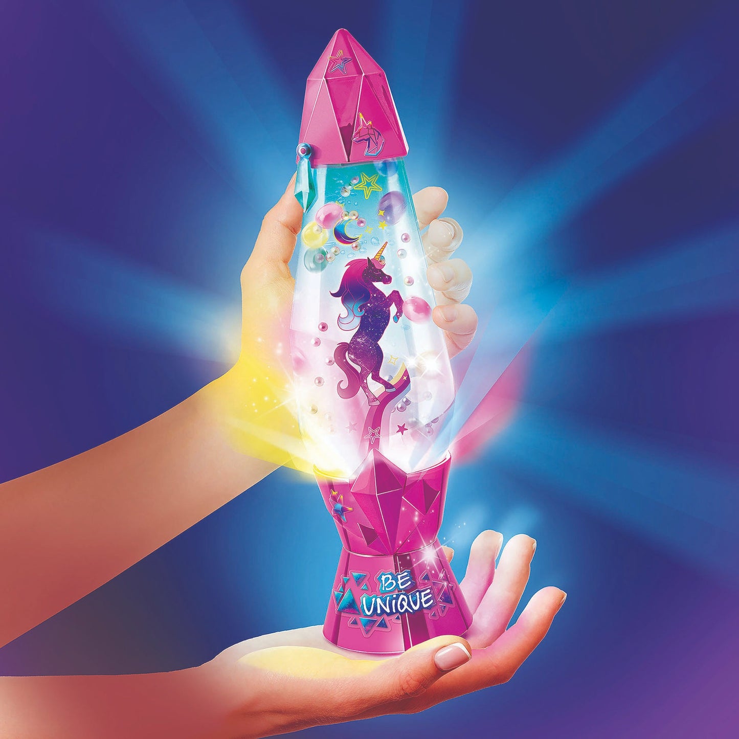 Style 4 Ever DIY Lava Lamp Kit with Color Changing LED Light - Curacao