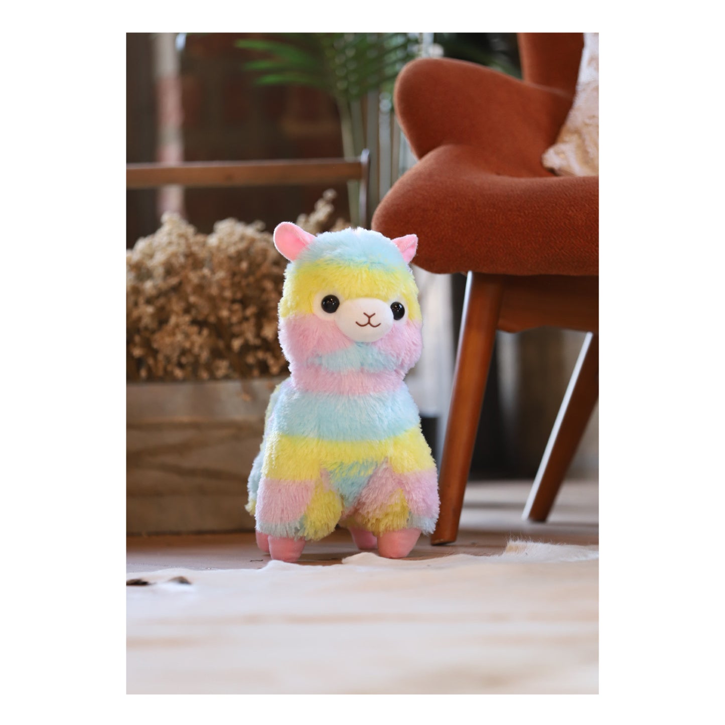 Amuse Alpacasso Rainbow Alpaca Plush Toy