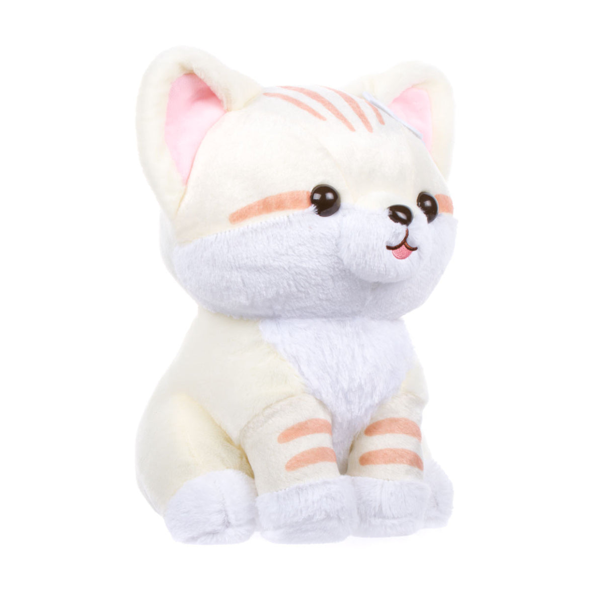 Peluche de gato Amuse de 13,5" en color arena crema