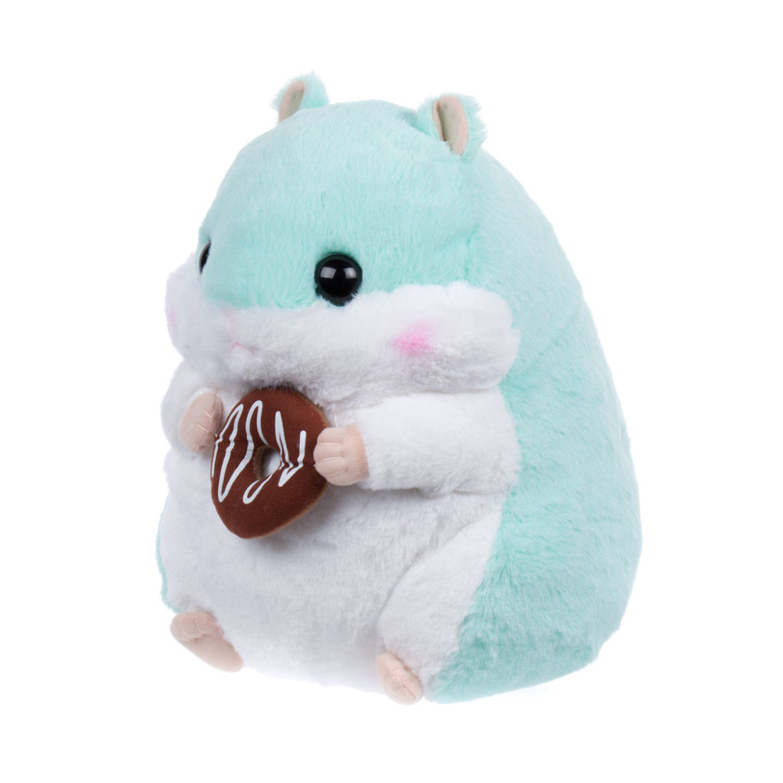 Amuse Happy Cafe Koron Donut Plush Toy, Baby Blue