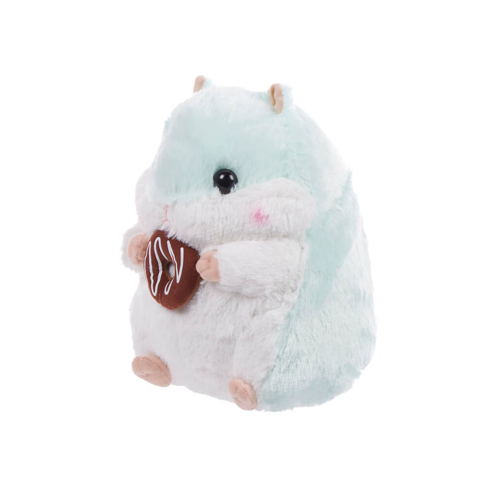 Amuse 10" Happy Cafe Koron Donut Plush Toy - Baby Blue