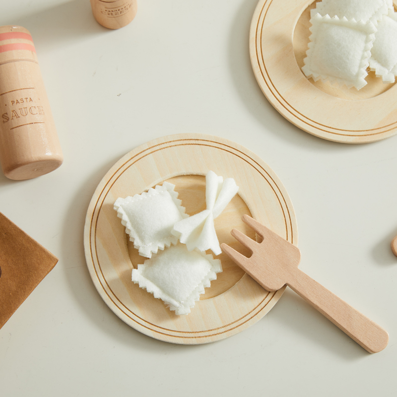 Juego de pasta Table It de Wonder & Wise, color natural
