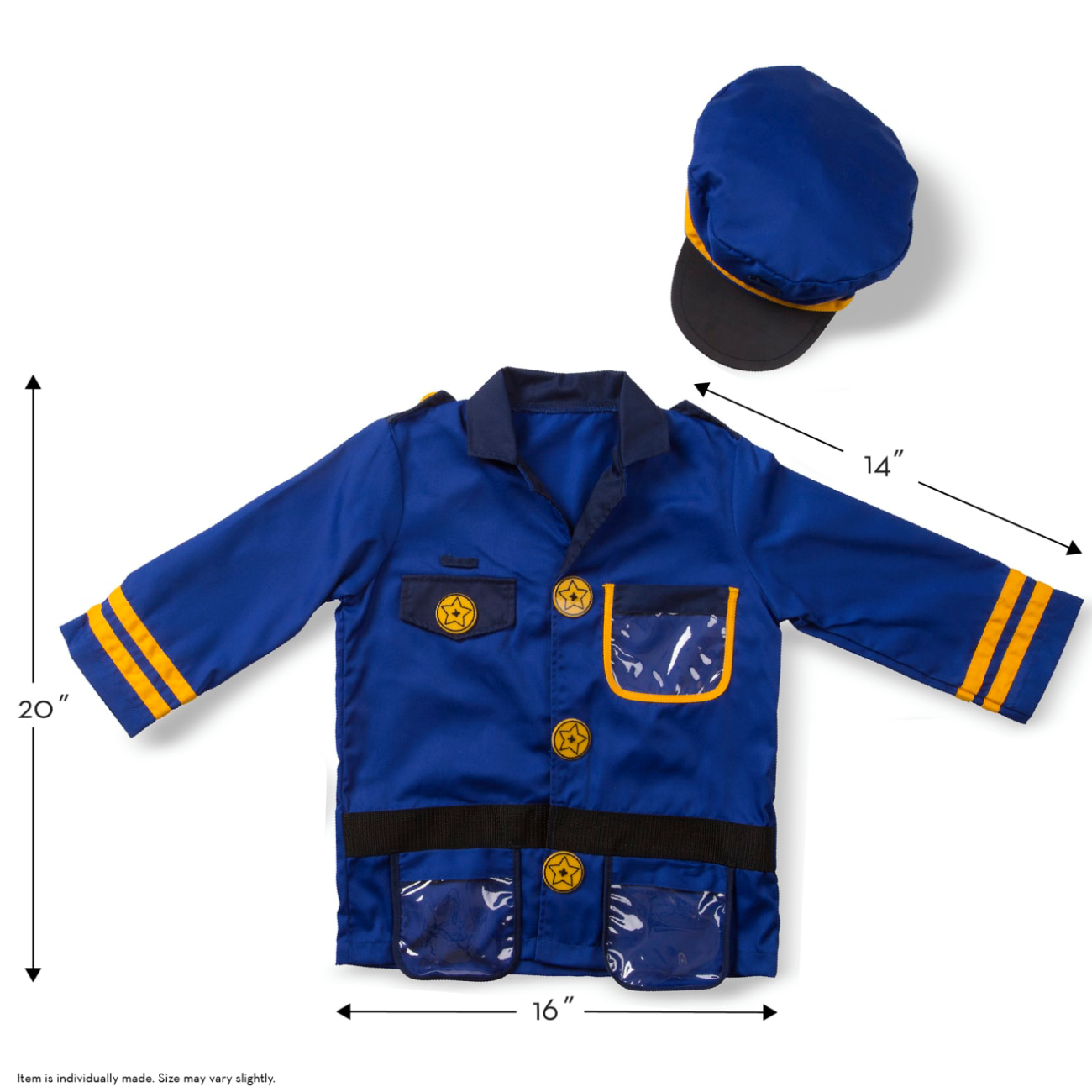 Melissa & Doug Kids Police Officer Costume Set