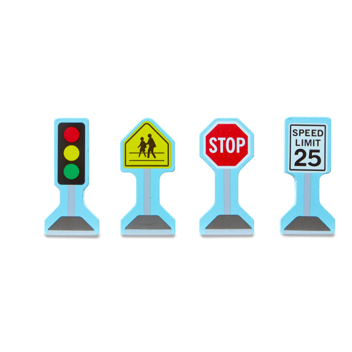 Melissa and Doug Take-Along Town Playset (18 Pieces)