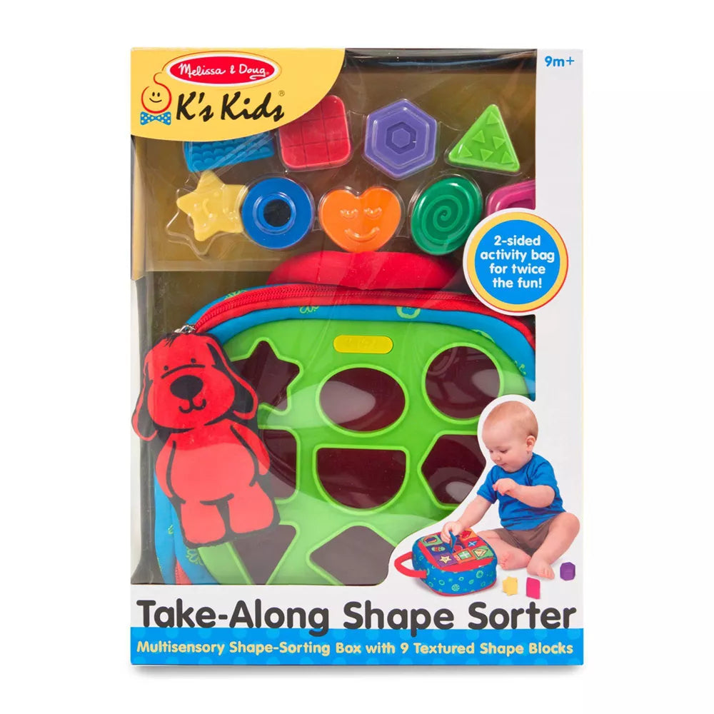 Melissa and Doug Take-Along Shape Sorter (10-Piece)