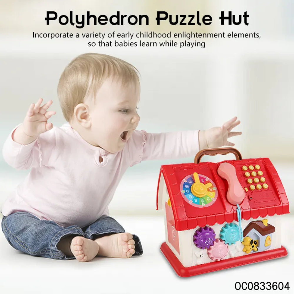 Ocean Toys Doll House Playset with Simulation of Telephone