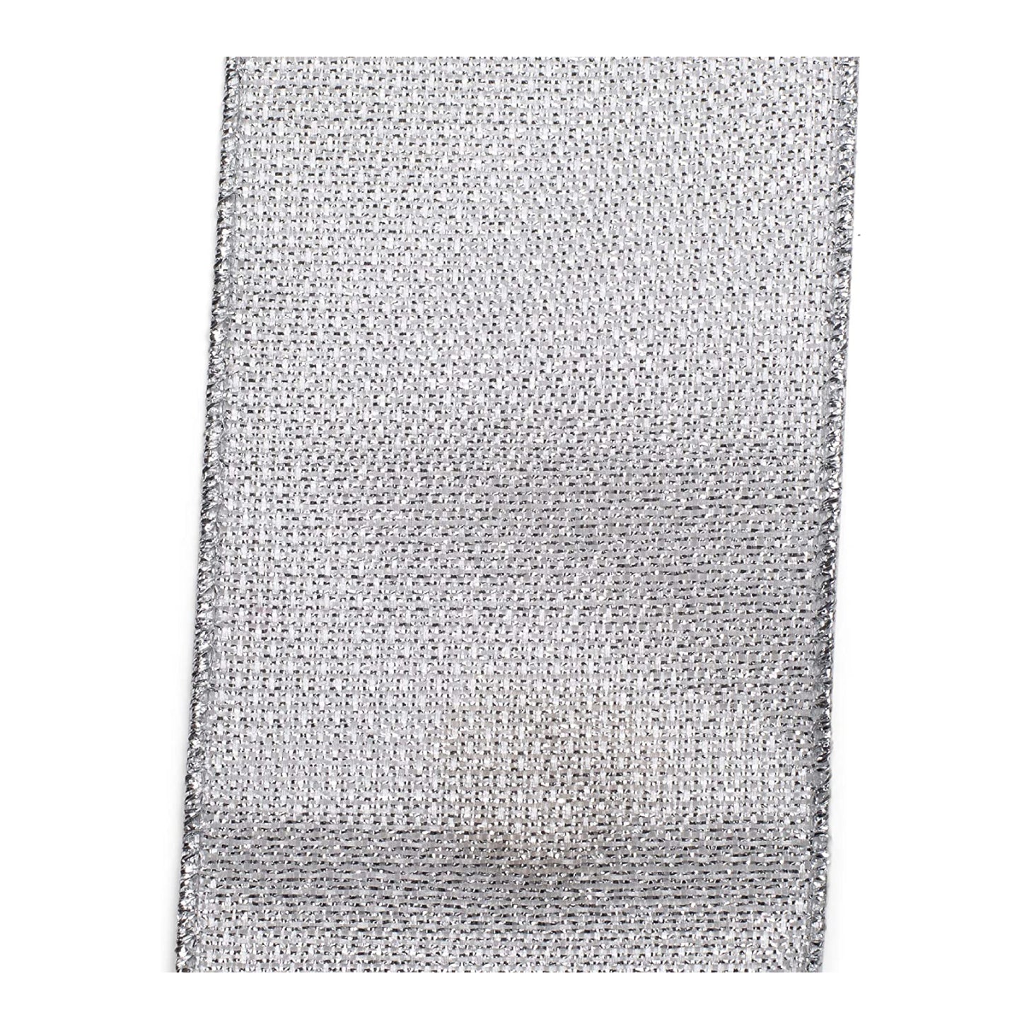 Kurt Adler 2.5" x 10 Yards Solid Color Ribbon - Silver