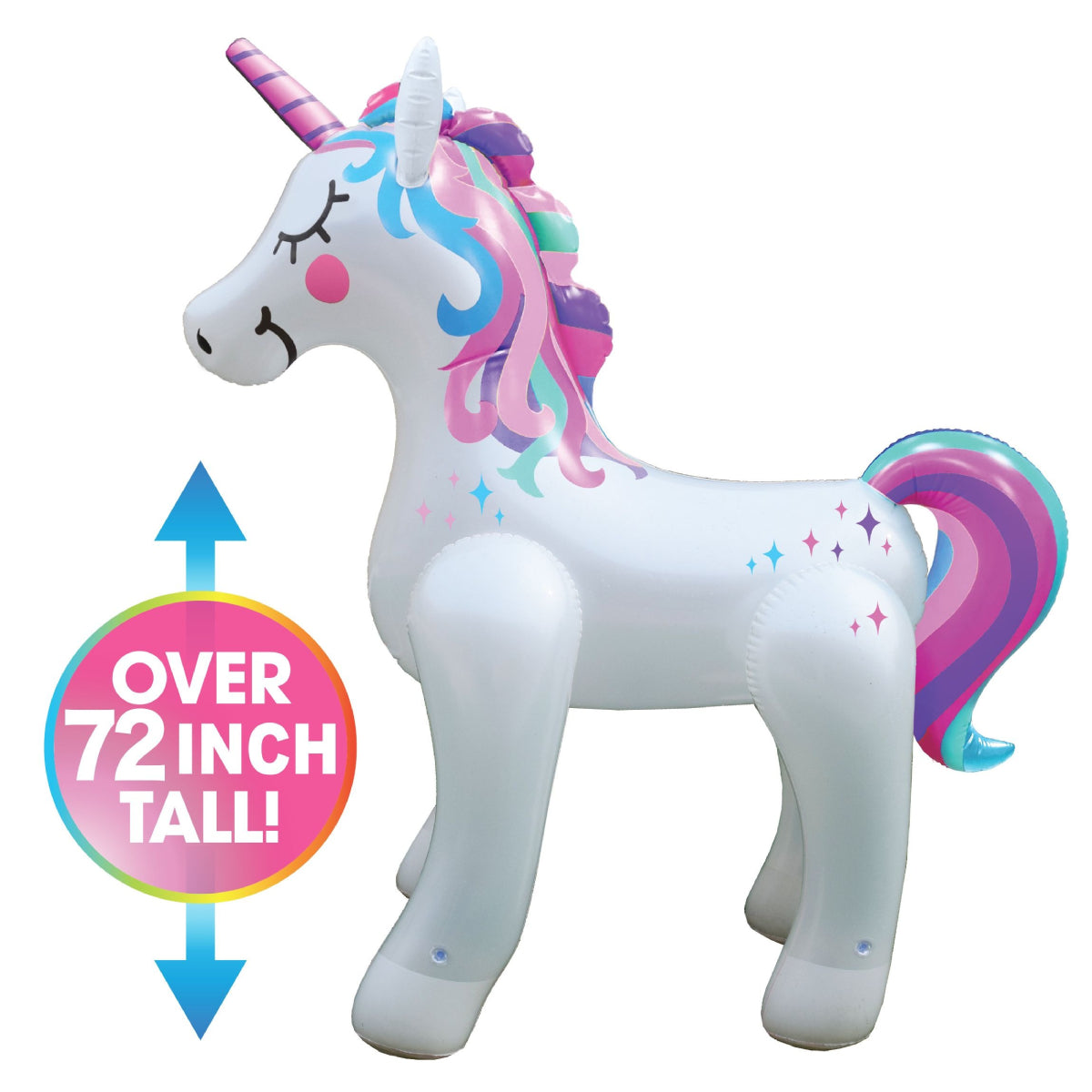 Splash Buddies 6' Unicorn Inflatable Sprinkler - Curacao