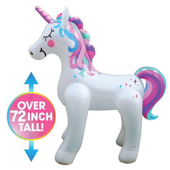 Splash Buddies 6' Unicorn Inflatable Sprinkler - Curacao