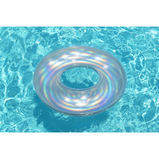 Bestway H2OGO! 42" Inflatable Swim Tube - Iridescent Silver - Curacao