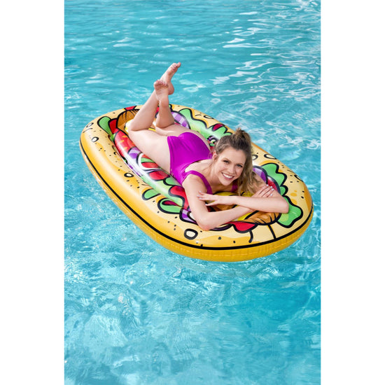 Bestway Summer Flavors Collection Hot Dog Pool Lounge - Curacao