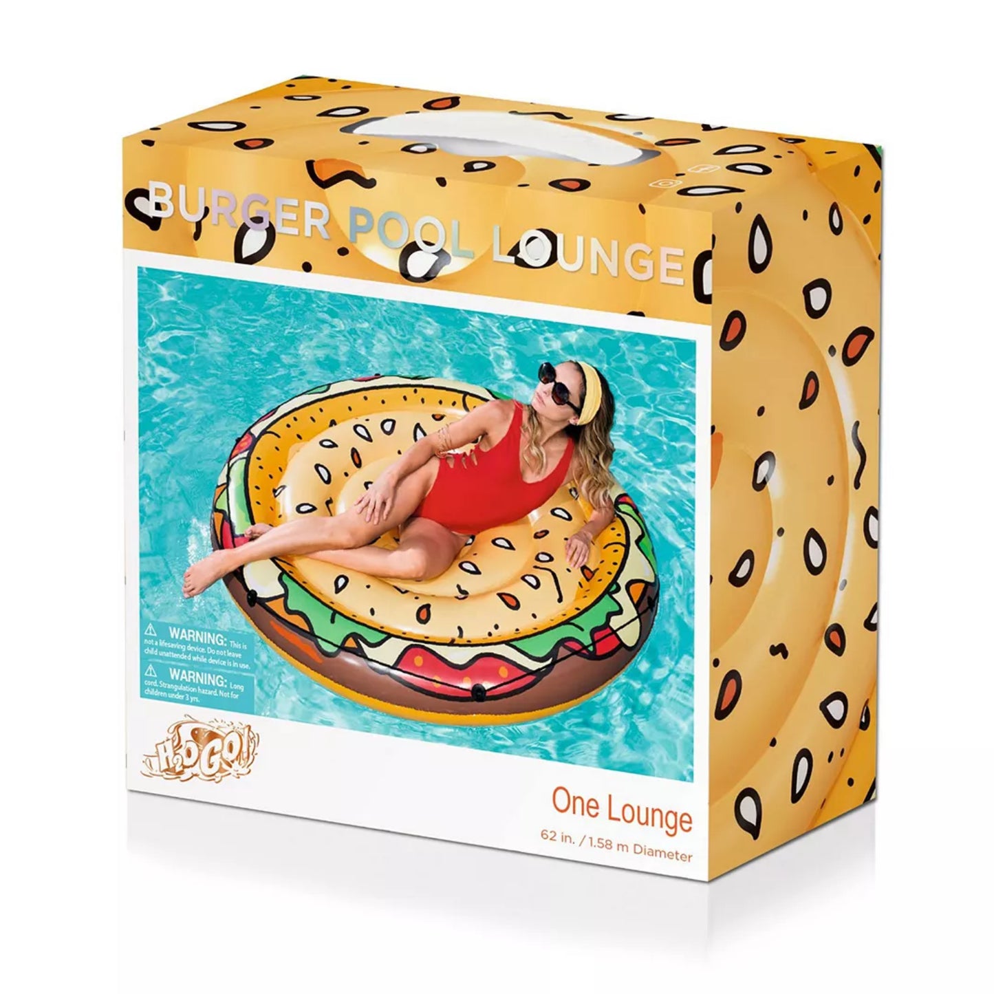 Bestway H2OGO! Burger Pool Lounge - Curacao