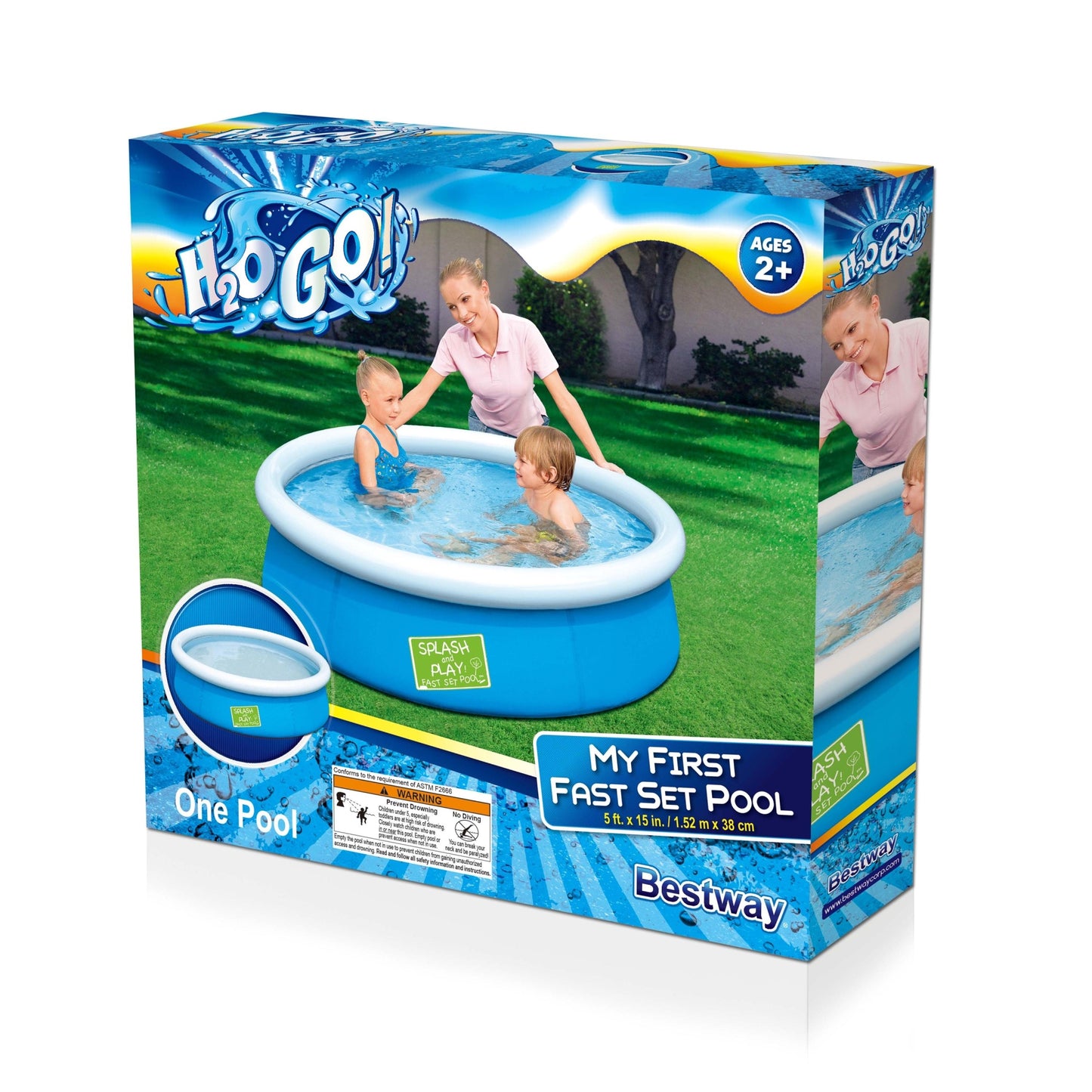 Bestway 5' x 15" My First Fast Set Inflatable Pool - Curacao
