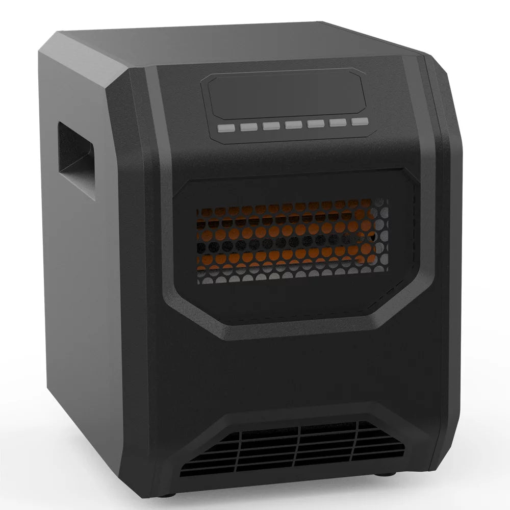 Appliance Basics HT1269 6-Element Infrared Heater with Front Intake Vent - Black