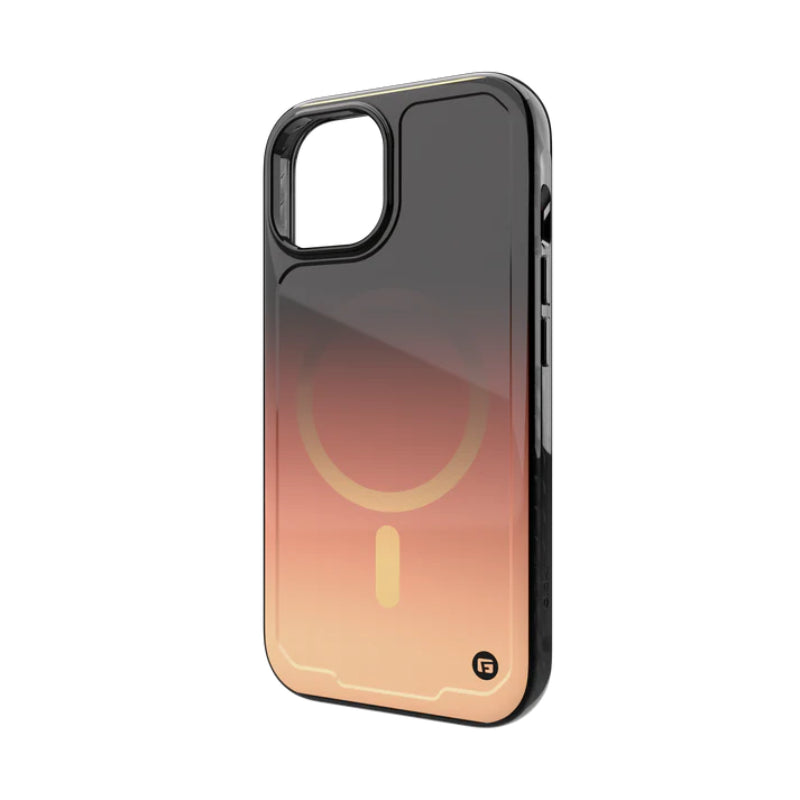 CLCKR G-Form Protection MagSafe Onyx Case for Apple iPhone 15 - Black/Brown