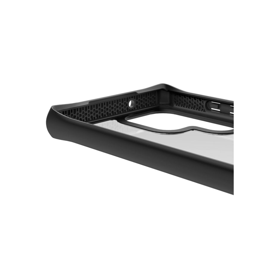 ITSkins Hybrid Solid Case for Samsung Galaxy S23 Ultra - Black/Clear