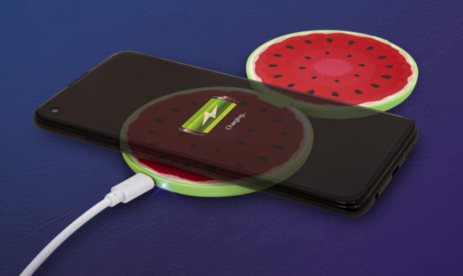 Helix 10W Qi Juice Double Wireless Charger - Green/Red