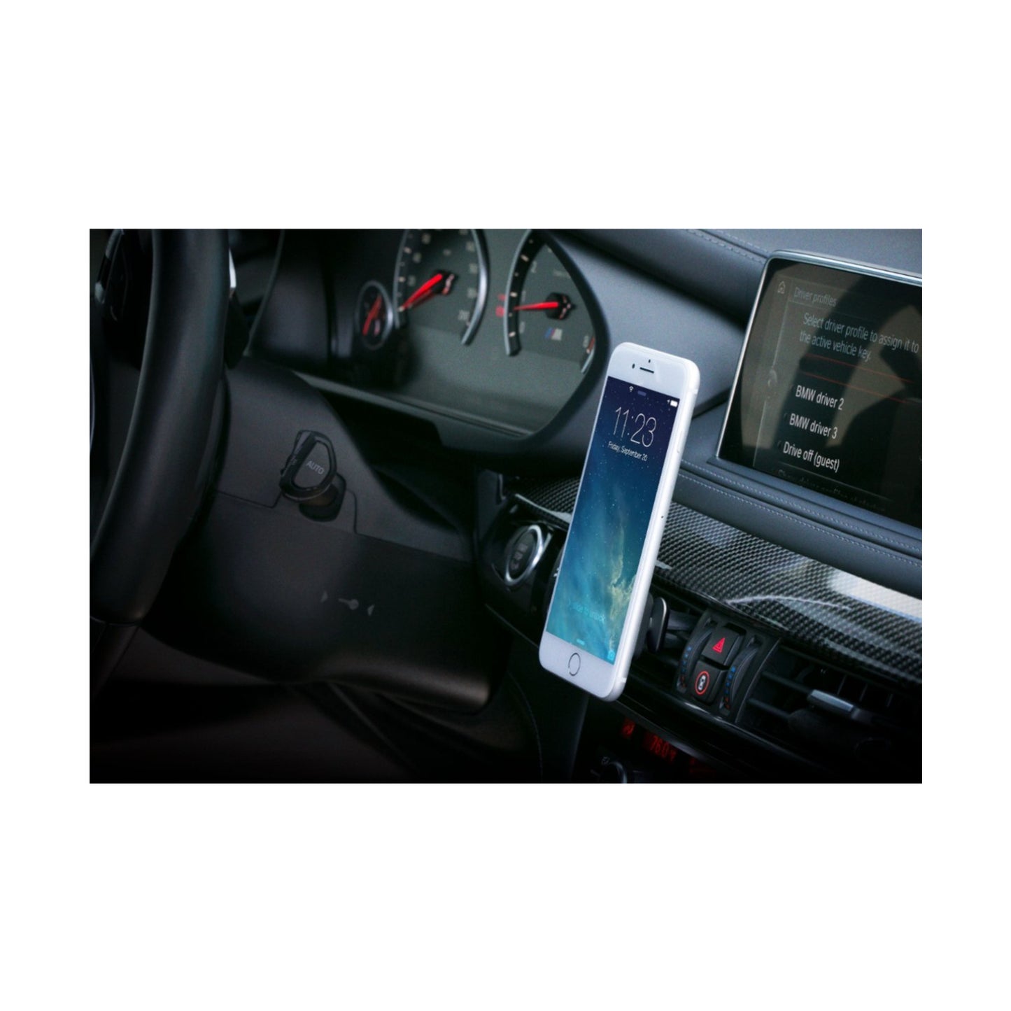 Scosche MagicMount Elite Magnetic Phone and GPS Vent Mount - Gray