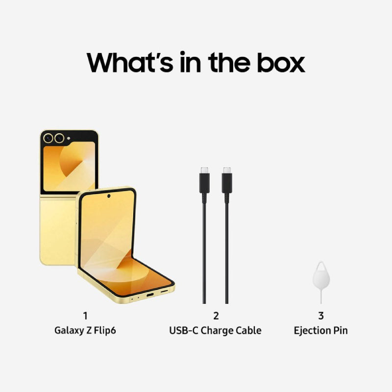 Samsung Galaxy Z Flip6 256GB Smartphone (Unlocked) - Yellow