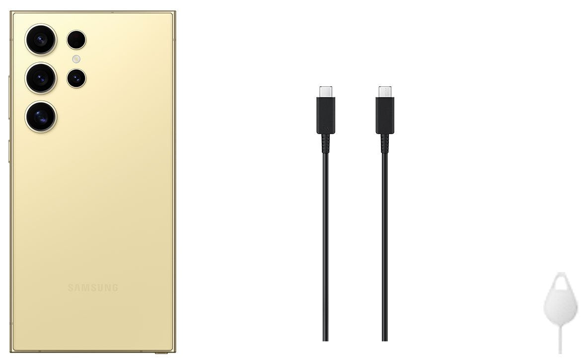 Samsung - Galaxy S24 Ultra 512GB - Titanium Yellow