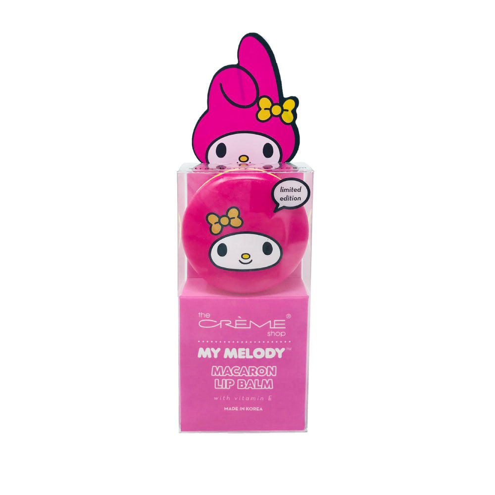 The CrΓΒ¨me Shop My Melody Macaron Lip Balm 0.26 oz - Strawberry Ice Cream