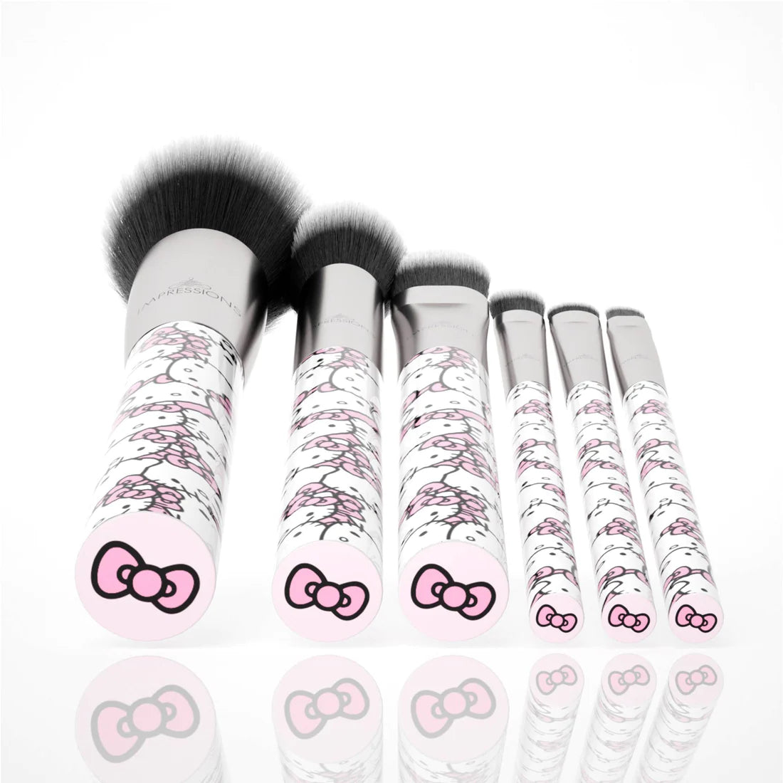 Impressions Vanity All Over Hello Kitty Print Makeup Brush Set (6-Piece)
