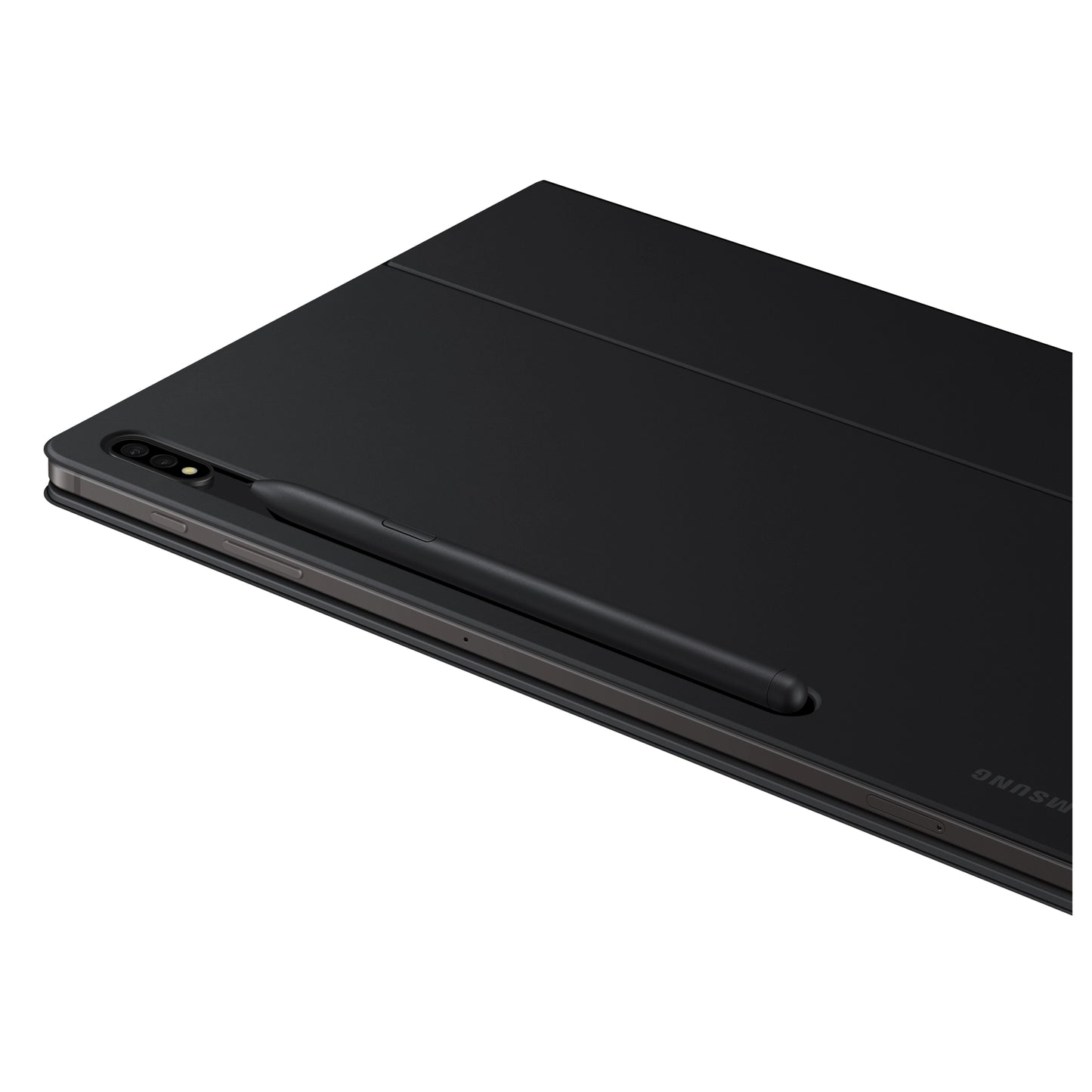 Samsung Mystic Black Keyboard Cover For Galaxy Tab S7 FE, Tab S8+