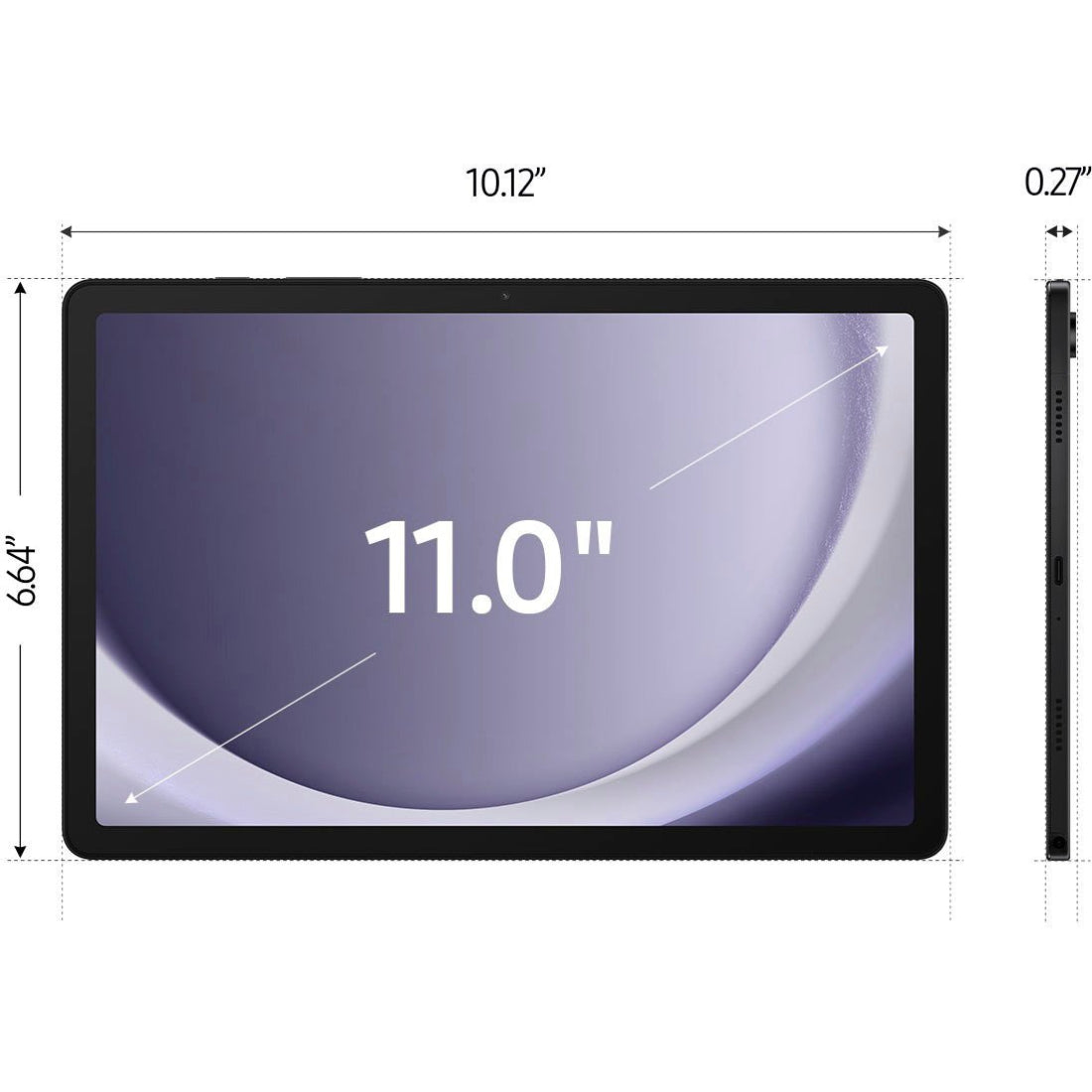 Samsung 11" Galaxy Tab A9+ with 64GB, Wi-Fi - Gray