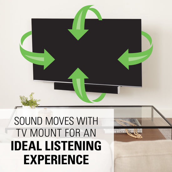 Sanus SASB1-B1 Soundbar Mount - Black - Curacao