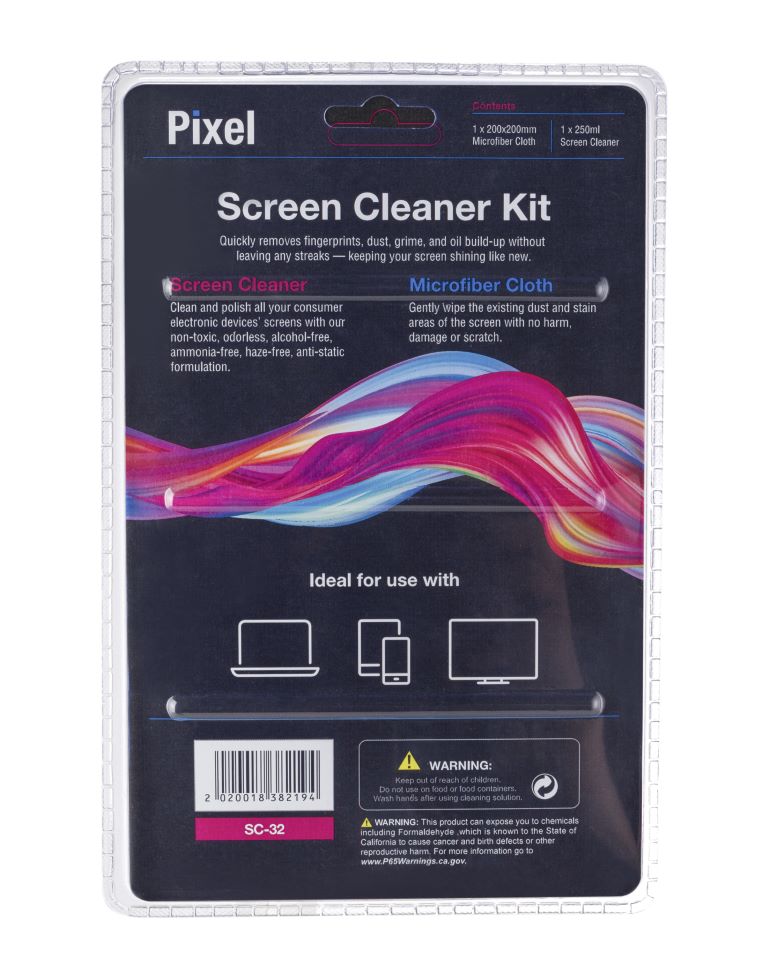 Pixel 2 in 1 Screen Cleaner Kit - Curacao