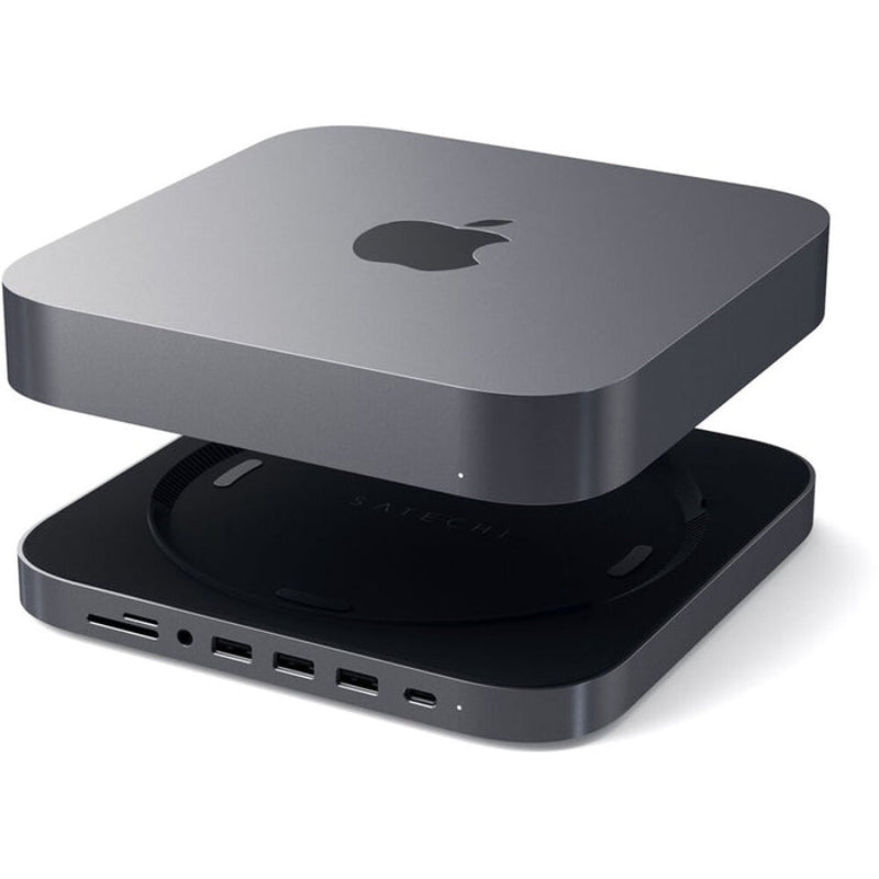 Satechi USB Type-C Aluminum Stand and Hub for Apple Mac mini - Space Gray