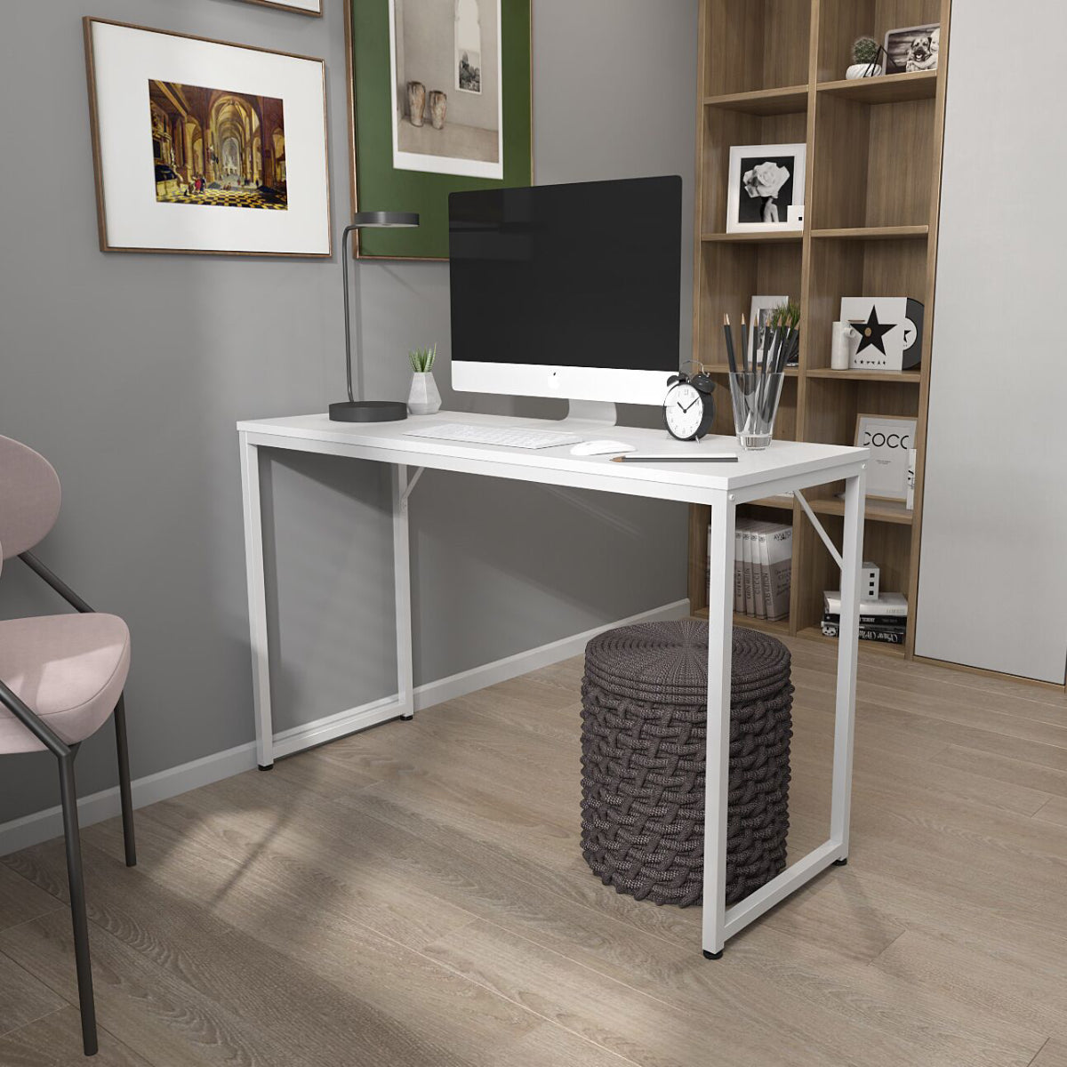 Home Study Computer Desk by The Outdoor Institute - White