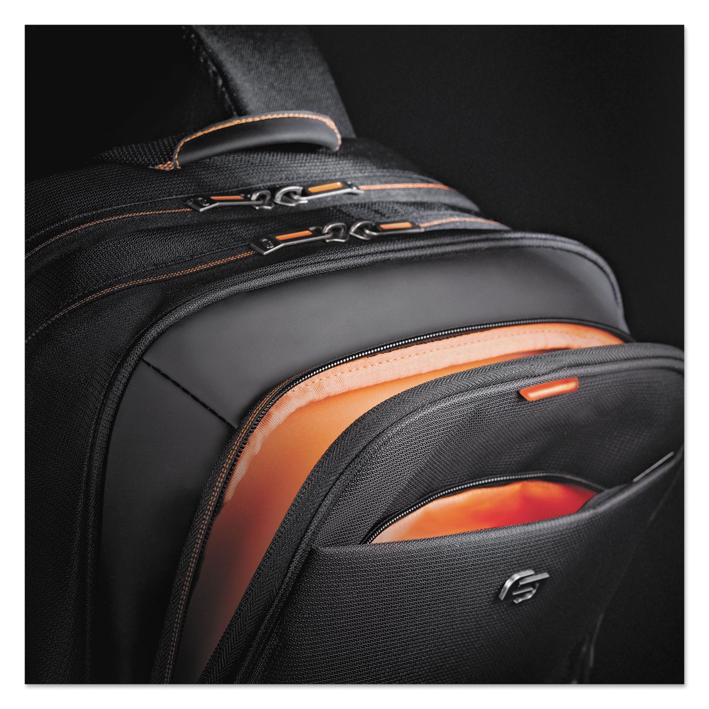 Solo Urban Thrive 17.3" Laptop Backpack - Black/Orange - Curacao