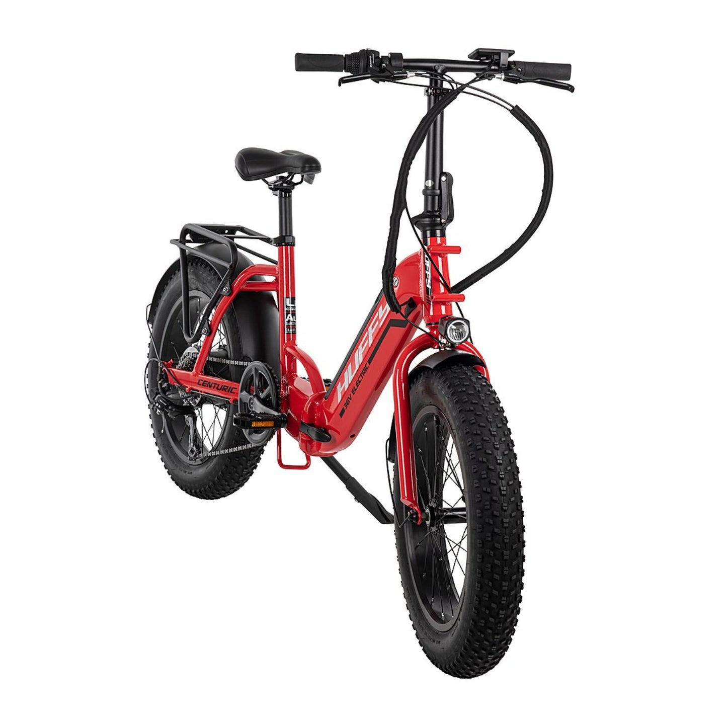 Huffy 20" Centuric Folding E-bike - Black/Red