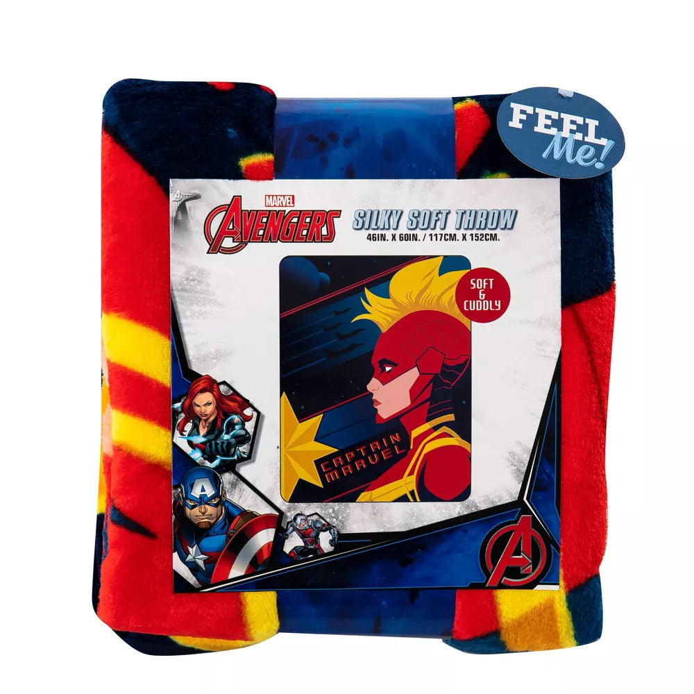 Marvel Bold Leader Silk Touch Throw Blanket