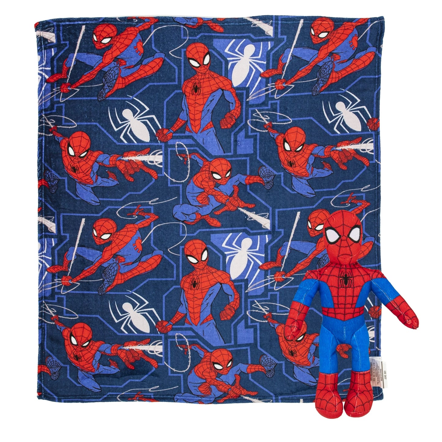 Northwest Marvel Spider-Man, Fearless Spidey Character Hugger Pillow and Silk Touch Throw Set, Multicolor