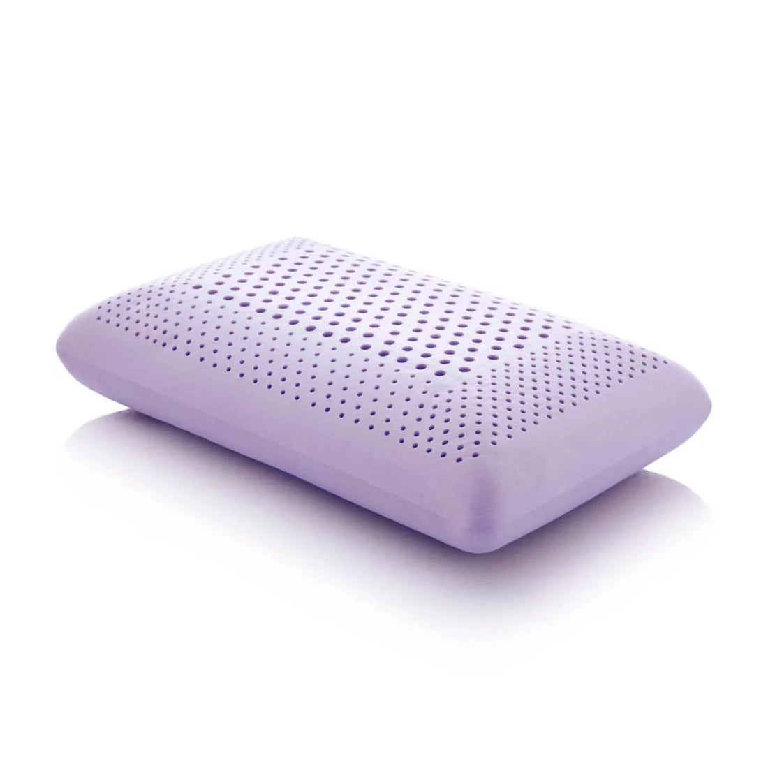 Almohada de espuma viscoelástica tamaño queen con aceite de lavanda ActiveDough de Malouf, color blanco