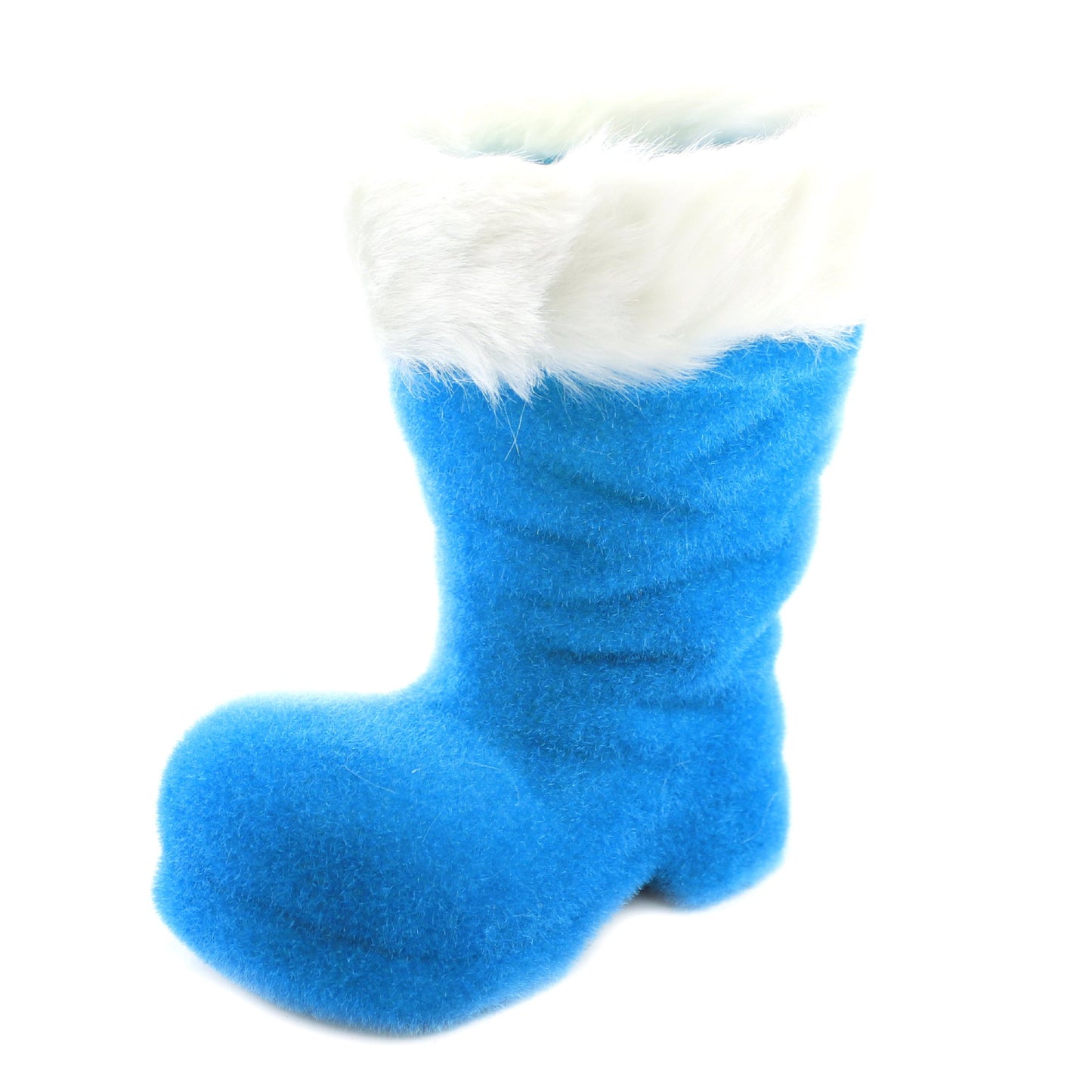 Christmas Santa's Flocked Boot - Assorted