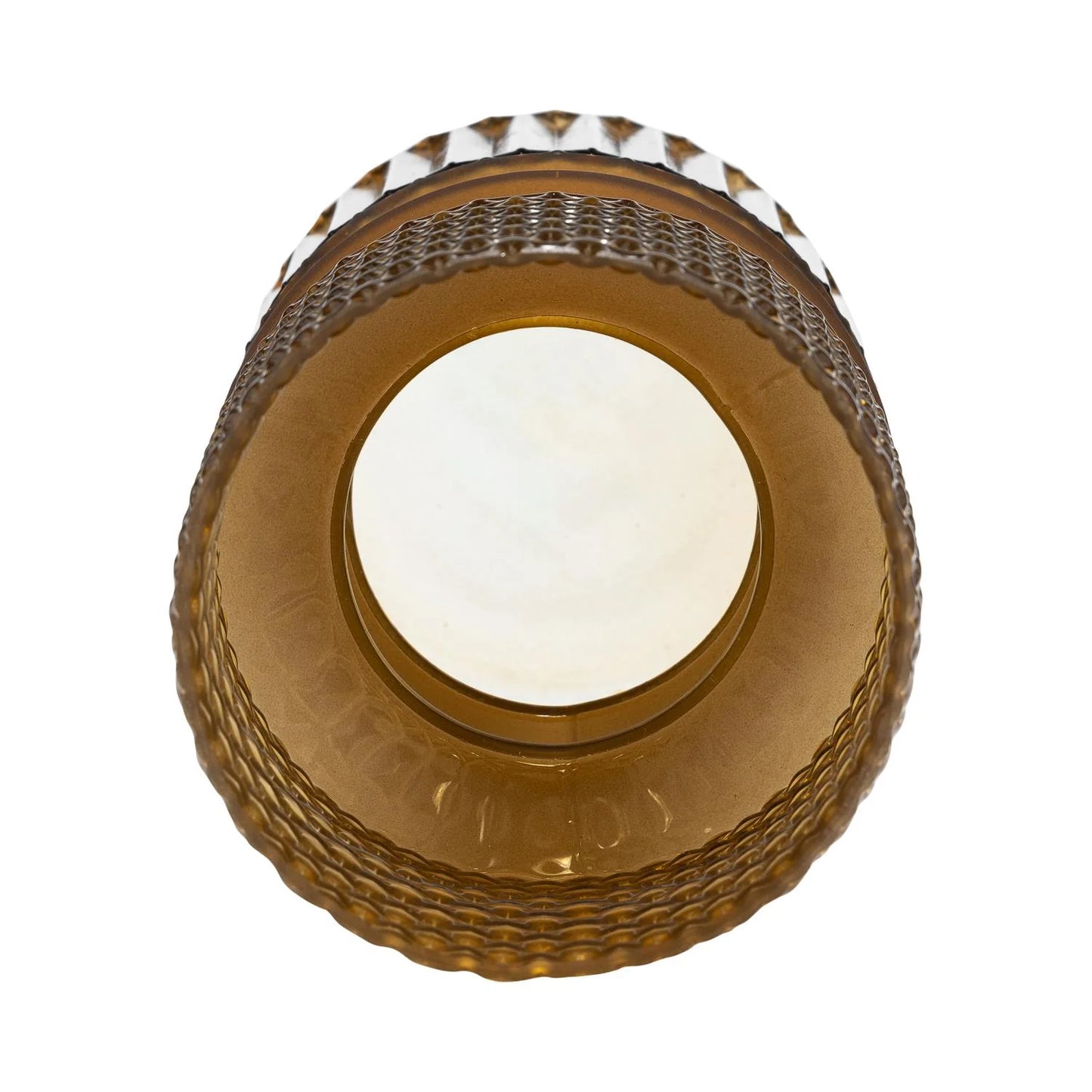 Sagebrook Home Contemporary Glass 12" Mallet Vase - Amber