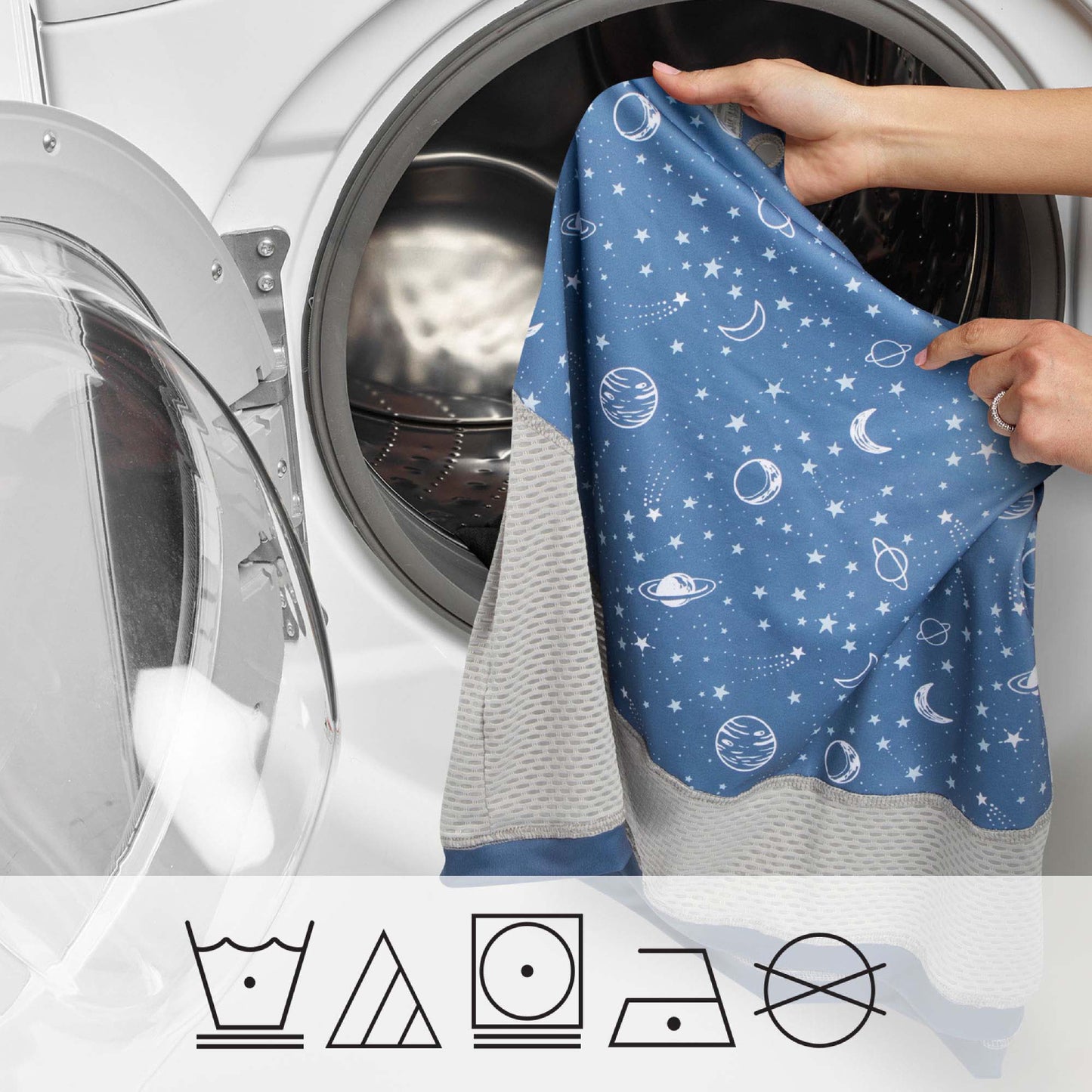 Boppy 4 and More Multi-Use Starry Sky Cover - Blue