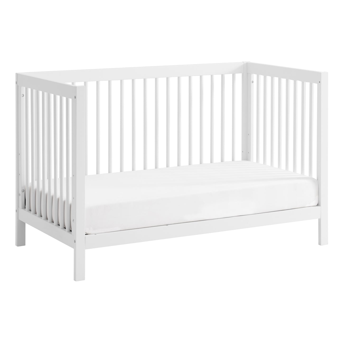 Soho Baby Essential Island White 4-in-1 Wooden Crib