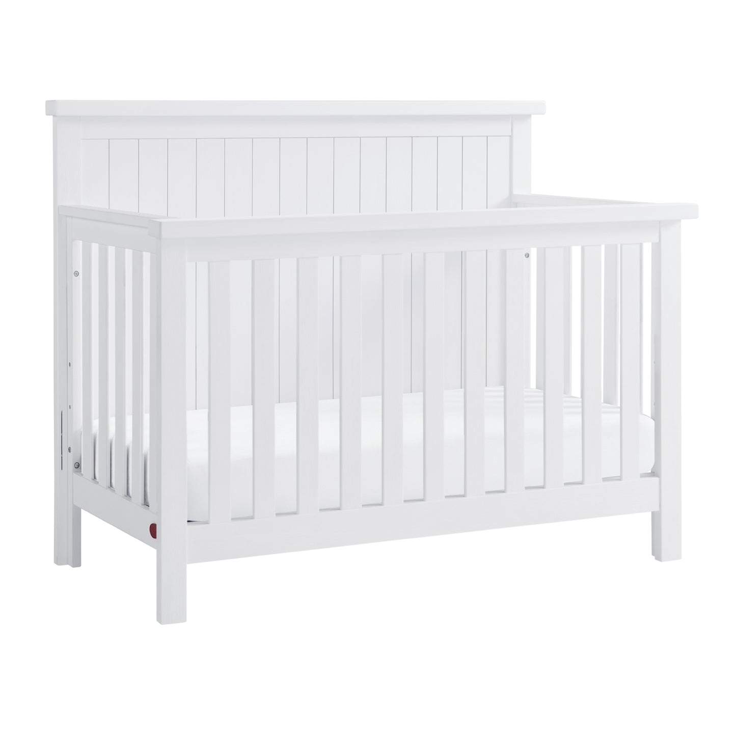 Soho Baby Everlee Whitewash 4-in-1 Convertible Wooden Crib