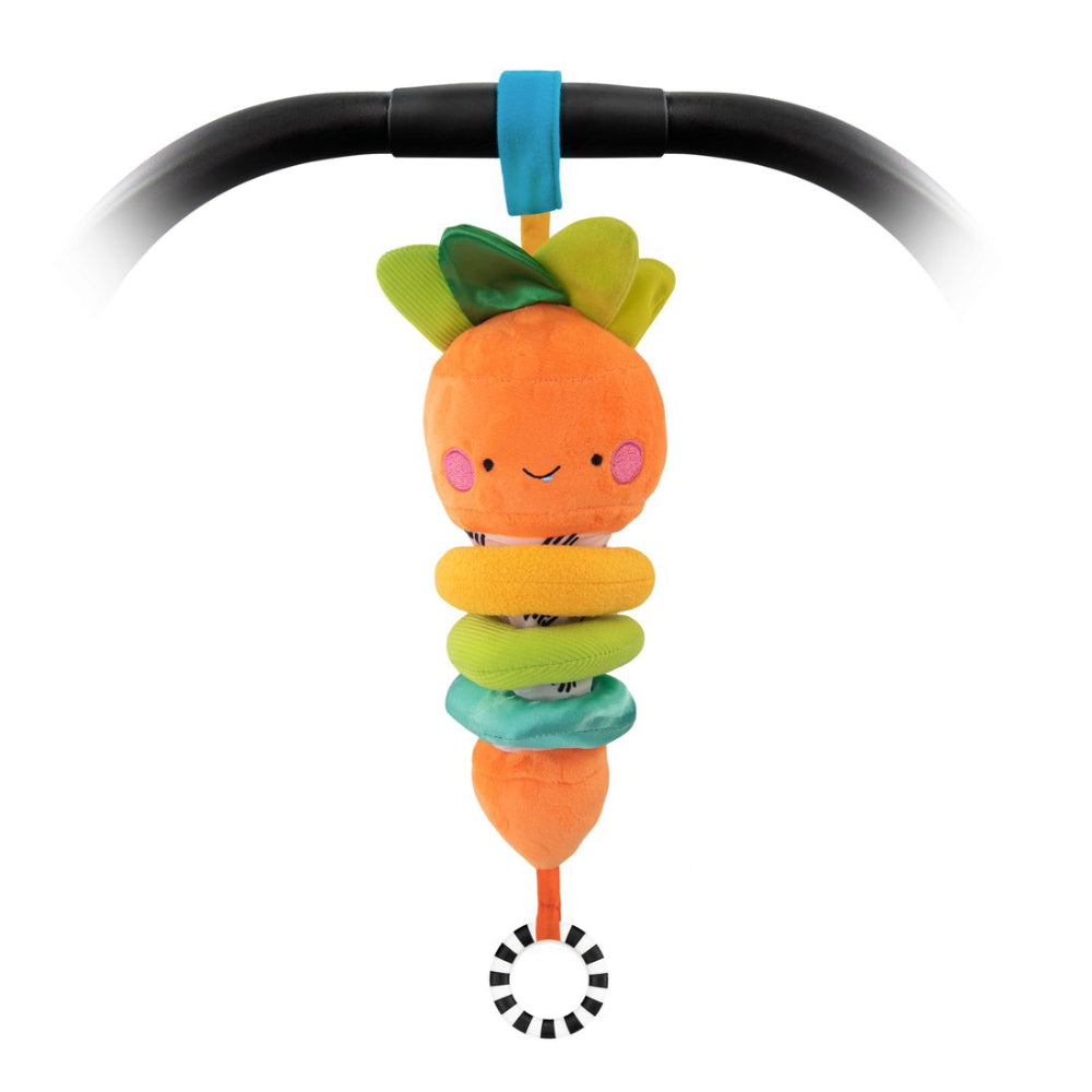 Sassy Tug n' Tunes Musical Carrot Stroller Hanging Toy