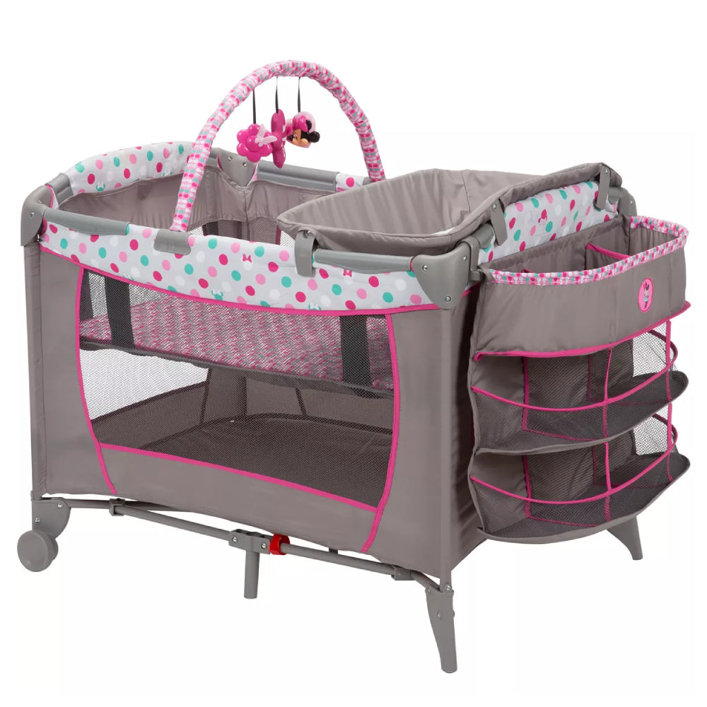 Dorel Sweet Wonder Play Yard - Minnie Mouse Dot Fun - Curacao